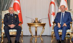 Cumhurbaşkanı Tatar, Polis Genel Müdürü Kuni ve beraberindekileri kabul etti