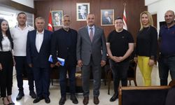 Maliye Bakanı Şan, Kıbrıs Türk Taşınmaz Mal Değerlendirme Uzmanları Derneği Yönetim Kurulu üyelerini kabul etti