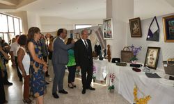 Cumhurbaşkanı Tatar, İskele ve Ergazi Köy Kadın Kursu sergi açılışına katıldı