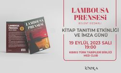 Dizdarlı’nın yeni kitabı "Lambousa Prensesi" yarın tanıtılıyor