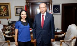 Cumhurbaşkanı Tatar, Prof. Dr. Özlem Şenvar'ı kabul etti