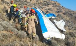 Güney Lefkoşa’da küçük uçak düştü, iki kişi yaralandı