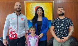 Özdenefe İstanbul’daki şampiyonada birinci olan Jimnastik Sporcusu Nida Toko’yu kabul etti