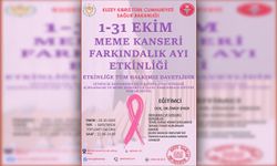Sağlık Bakanlığı, 1- 31 Ekim Meme Kanseri Farkındalık Ayı nedeniyle etkinlik düzenliyor