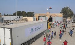 Gazze'ye ikinci yardım konvoyu Refah Sınır Kapısı'ndan giriş yaptı