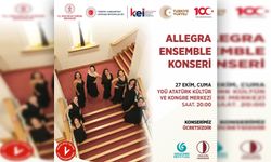 29 Ekim Cumhuriyet Bayramı’nın 100. yıl dönümü... Allegra Ensemble konseri yarın akşam YDÜ AKKM'de