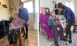 Beyarmudu Belediyesi “Kadın Her Yaşta Güzeldir” projesi ile kadınlara evde kuaför hizmeti veriyor