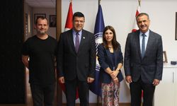 GMB Başkanı Süleyman Uluçay, DAÜ Rektörü Prof. Dr. Hasan Kılıç’ı ziyaret etti