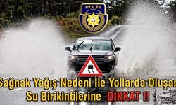 Polisten sürücülere uyarı... Dörtyol ve İnönü kavşakları arasında yağmur nedeniyle görüş mesafesi azaldı
