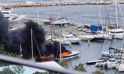 Larnaka Marinasında bağlı 3 motor-yat yandı, toplam zarar 1 milyon Euro civarında
