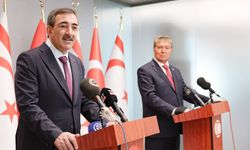 Başbakan Üstel ile TC Cumhurbaşkanı Yardımcısı Yılmaz’ın ortak basın toplantısı...