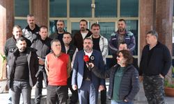 HÜR-İŞ ve BASS İçişleri Bakanlığı önünde eylem ve basın açıklaması yaptı