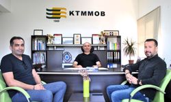 KTMMOB Genel Başkanı Aysal, TMMOB İMO Adana Şube önceki başkanı Kaya ve önceki YK Üyesi Engin ile görüştü