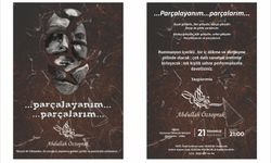 Abdullah Öztoprak, tek kişilik oyunu "Parçalayanım, Parçalarım"ı sahneleyecek