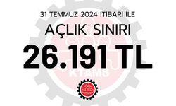 KTAMS: “Açlık sınırı 26 bin 191 TL”