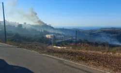 Baf ve Limasol bölgelerinde yangın... Kasırga da serayı yerle bir etti