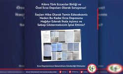 Kıbrıs Türk Eczacılar Birliği: “İlaç ihalesi ihaleye bir gün kala neden iptal edildi?”