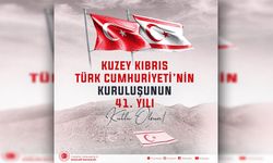 TC Dışişleri Bakanlığı, KKTC'nin kuruluşunun 41. yılını kutladı