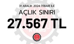 KTAMS dört kişilik ailenin açlık sınırını 27 bin 567 TL olarak açıkladı