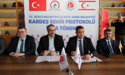 Girne ve Düzce belediyeleri kardeş şehir protokolü imzaladı