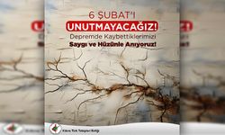 Tabipler Birliği: “6 Şubat’ı Unutmayacağız; depremde kaybettiklerimizi saygı ve hüzünle anıyoruz”