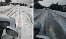 Mersinlik-Kaplıca, Yeşilköy-Yeni Erenköy ve Girne-Alsancak yolunda buzlanma