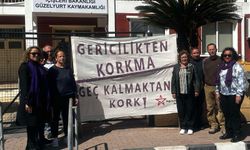 Güzelyurt’taki 8 Mart eyleminde kadınlar hak taleplerini yükseltti