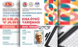 Üniversiteler Arası Kısa Öykü Yarışması sonuçlandı...Ödül töreni 9 Mayıs'ta yapılacak