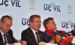 “Halka Hizmet Yolunda Üç Yıl” Basın Toplantısı...Başbakan Üstel: "Bu üç yıl, bir iradenin, kararlılığın ve vizyonun göst