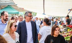 Erhürman, Güzelyurt açık pazar ve çarşısını ziyaret etti
