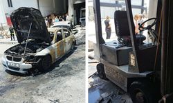 Alayköy’de araç yangını...