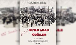 23. Kutlu Adalı Ödül Töreni perşembe günü yapılıyor