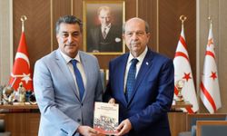 Tatar, Başkent Üniversitesi Kıbrıs Türk Tarihi Araştırmaları Merkezi Müdürü Balyemez’i kabul etti