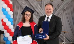 Öztürkler, Güzelyurt Kurtuluş Lisesi mezuniyet törenine katıldı