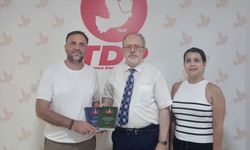 TDP Genel Başkanı Çeler, OKKÜ Mühendislik Fakültesi Dekanı Yrd. Doç. Dr. Ramiz’i kabul etti