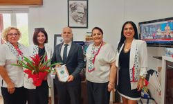Girne Özgür Ada Lions Kulübü, TAK’ı ziyaret etti