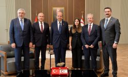 Cumhurbaşkanı Tatar, CHP Genel Başkan Yardımcısı ve İstanbul Milletvekili Tan ve beraberindeki heyeti kabul etti