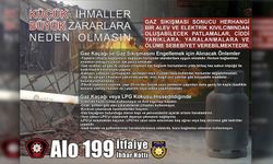 İtfaiye Müdürlüğü yangın riskine karşı uyardı: “Zamanında tedbir almak, yangını söndürmekten daha kolay”