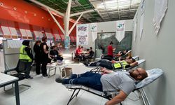 Ercan Havalimanı’nda, “Her damla kan, bir candır” sloganıyla kan bağış kampanyası düzenlendi