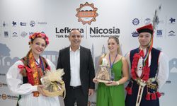 LTB Başkanı Harmancı konuk halk dansları ekiplerini kabul etti