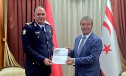 Başbakan Ünal Üstel, Polis Genel Müdürü Ali Adalıer’i kabul etti