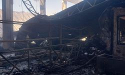 Lefkoşa’da Gümrük ve Rüsumat Dairesi’ne ait antrepoda çıkan yangın söndürüldü