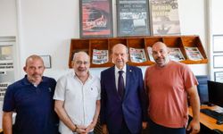 Cumhurbaşkanı Ersin Tatar, Vatan Gazetesi’ni ziyaret etti