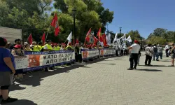 Güney Kıbrıs dün genel greve gitti