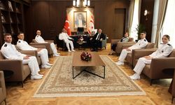 Meclis Başkanı Öztürkler, Milli Savunma Üniversitesi Deniz Harp Okulu öğrencilerini kabul etti