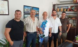 Doğancı Spor Kulübü’nden Lefke Belediye Başkanı Kaya’ya ziyaret