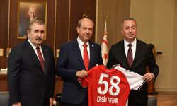 Cumhurbaşkanı Tatar, BBP Genel Başkanı Mustafa Destici ve heyetini kabul etti