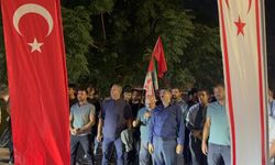 İsrail'in Küresel Sumud Filosu'na müdahalesi Lefkoşa'da protesto edildi