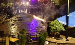 Gürcistan'daki protestoda çıkan arbedede 21 polis ve 6 gösterici yaralandı