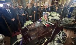 Eski Rum Yönetimi Başkanı Glafkos Klerides'in kızı ve eski DİSİ Milletvekili Keti Klerides son yolculuğuna uğurlandı